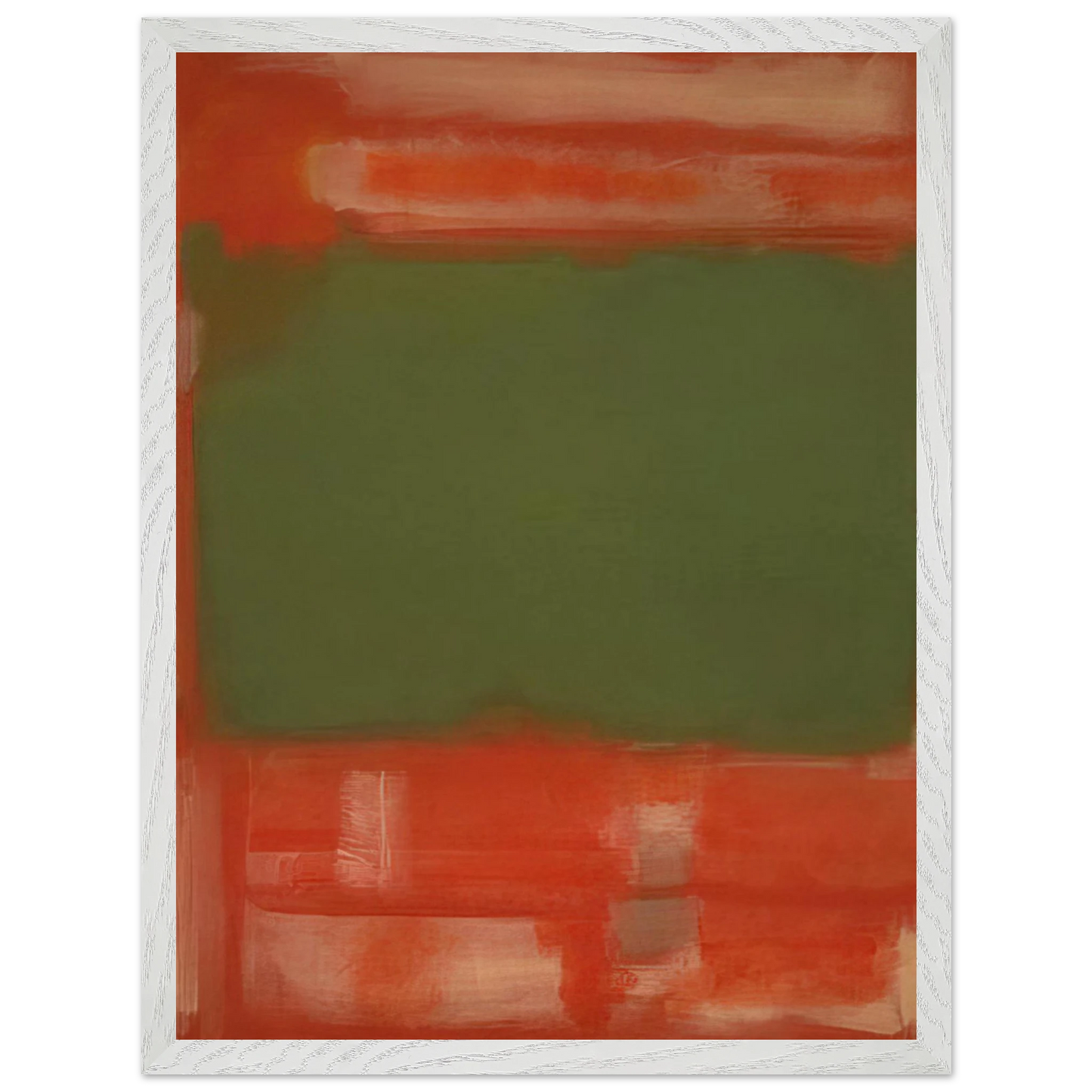 Mark Rothko - No.24 - 1949 Wall Art - 60x80 cm / 24x32 inches - Premium Wooden Framed Poster With Fine Art Paper-canvas - Black frame