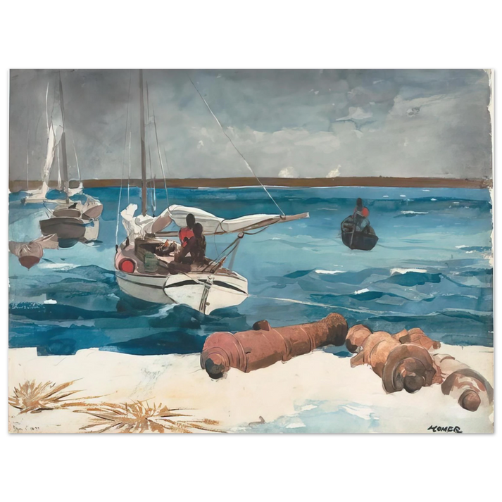 Winslow Homer - NASSAU 1899  75x100 cm / 30x40inches Fine Art Poster