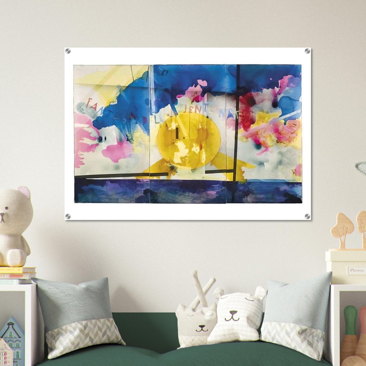 Fantasy of the Natural Patient - 1970 - Mario Schifano Acrylic Print - 70x100 cm / 28x40″ inches