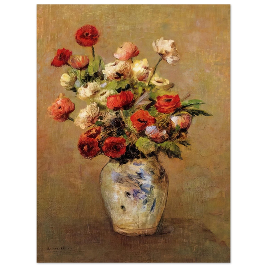 Odilon Redon - BOUQUET OF FLOWERS  75x100 cm / 30x40inches Fine Art Poster