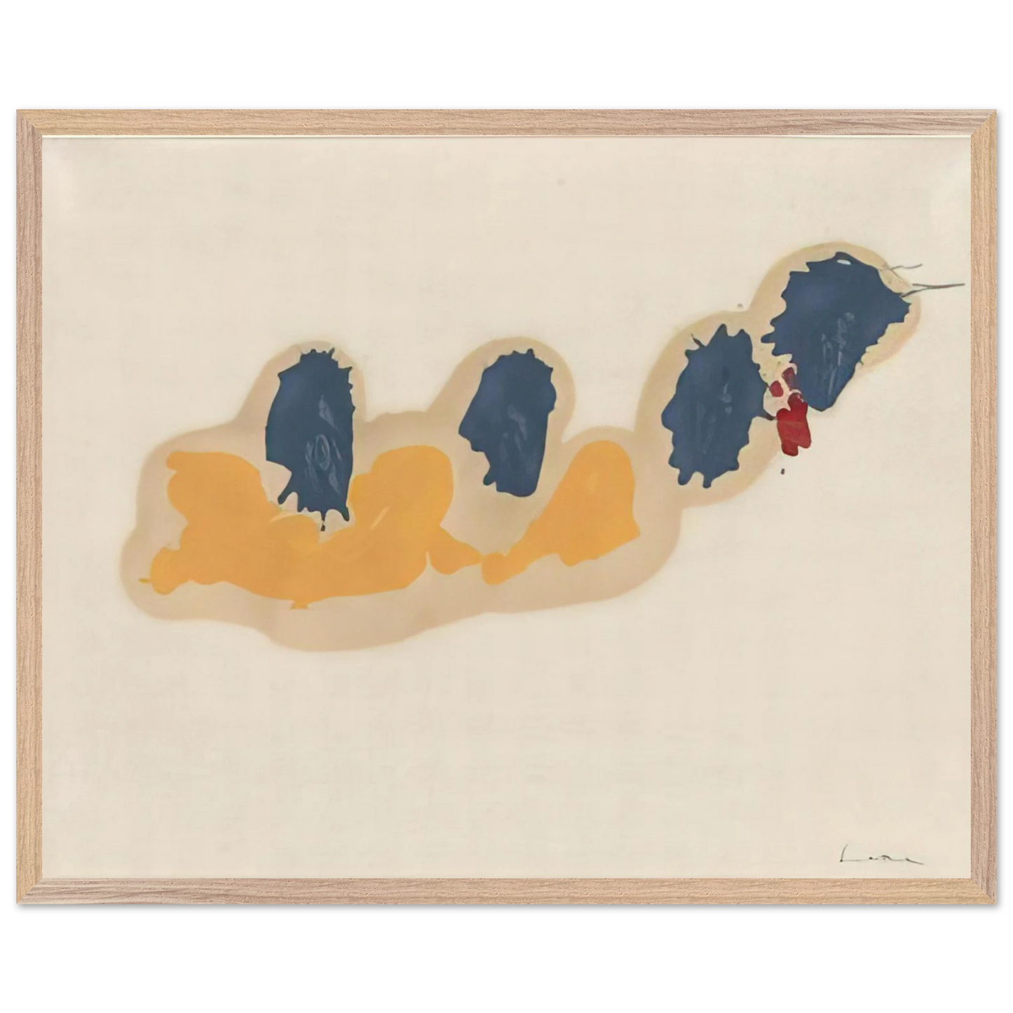 Helen Frankenthaler - April IV - 1960 Wall art - A3 (29.7 x 42  cm) - Fine Art Poster-canvas - -