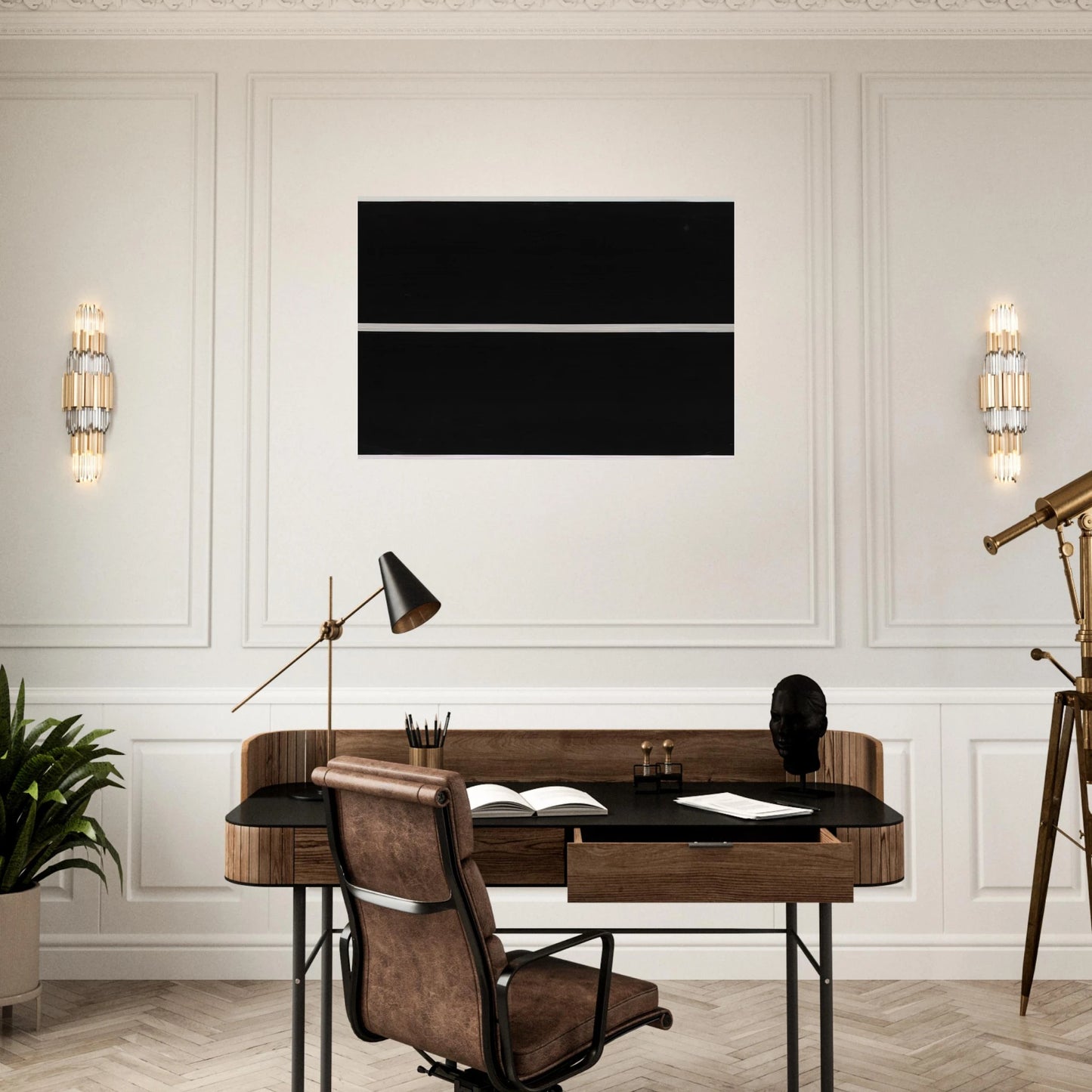 Horizontal Band - Ellsworth Kelly Brushed Aluminum Print - 70x100 cm / 28x40 inches | Ellsworth Kelly Aluminum Print | Ellsworth Kelly Prints