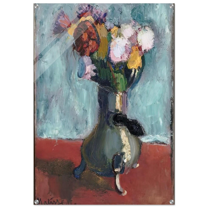 BOUQUET OF FLOWERS IN CHOCOLATE 1902 - Henri Matisse Acrylic Print - 70x100 cm / 28x40″ inches