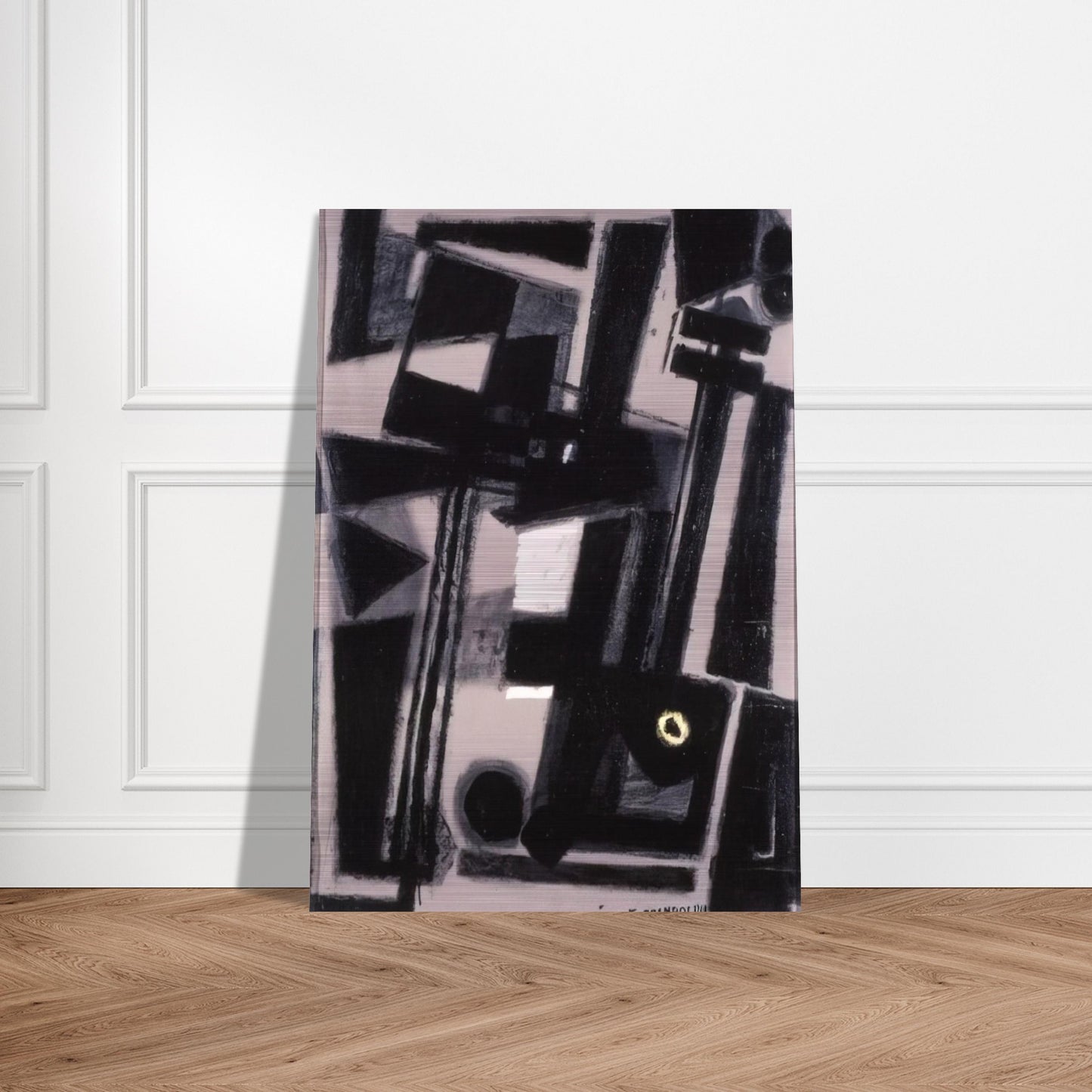 COMPOSITION - Enrico Prampolini Brushed Aluminum Print - 70x100 cm / 28x40 inches | Enrico Prampolini Aluminum Print | Enrico Prampolini Prints