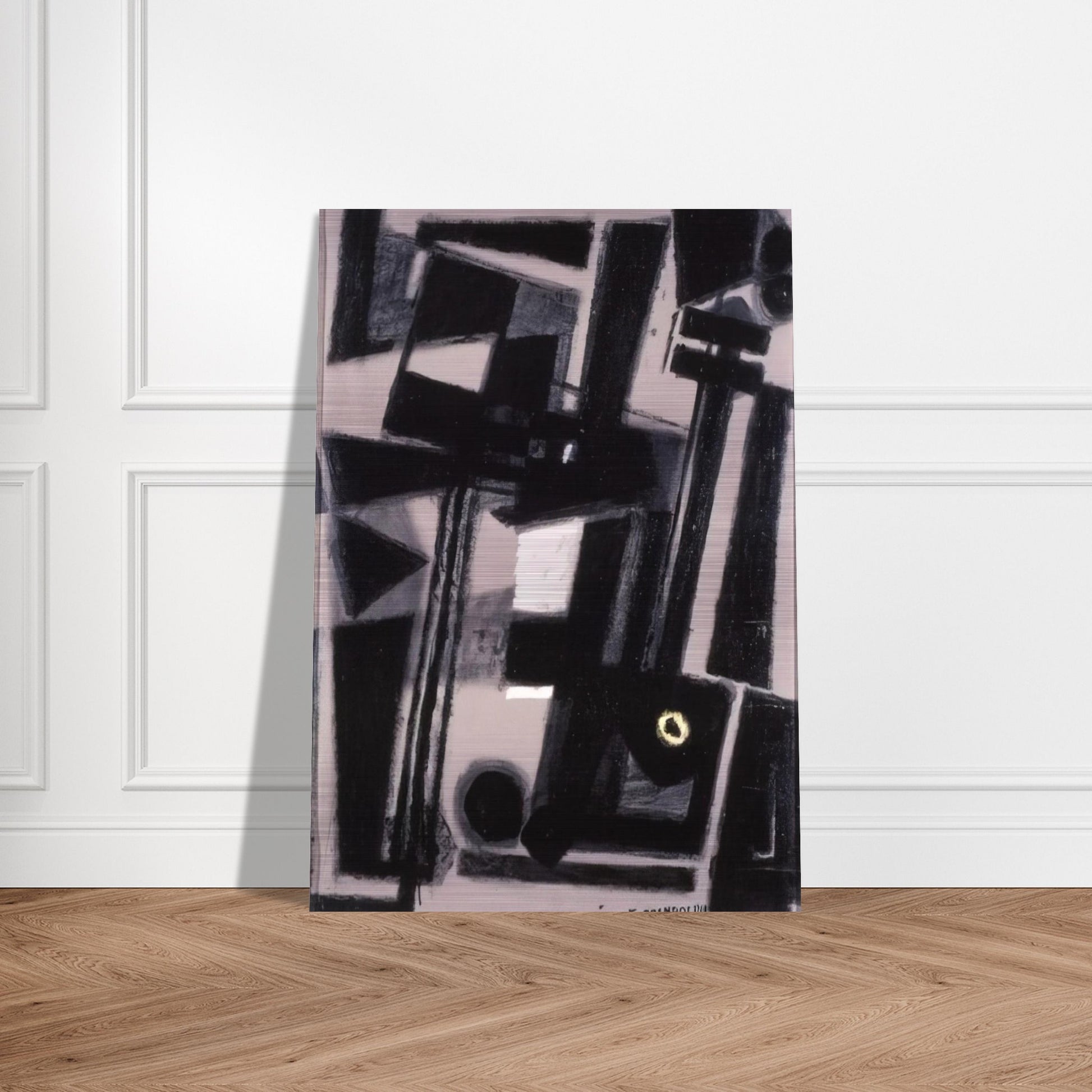 COMPOSITION - Enrico Prampolini Brushed Aluminum Print - 70x100 cm / 28x40 inches | Enrico Prampolini Aluminum Print | Enrico Prampolini Prints