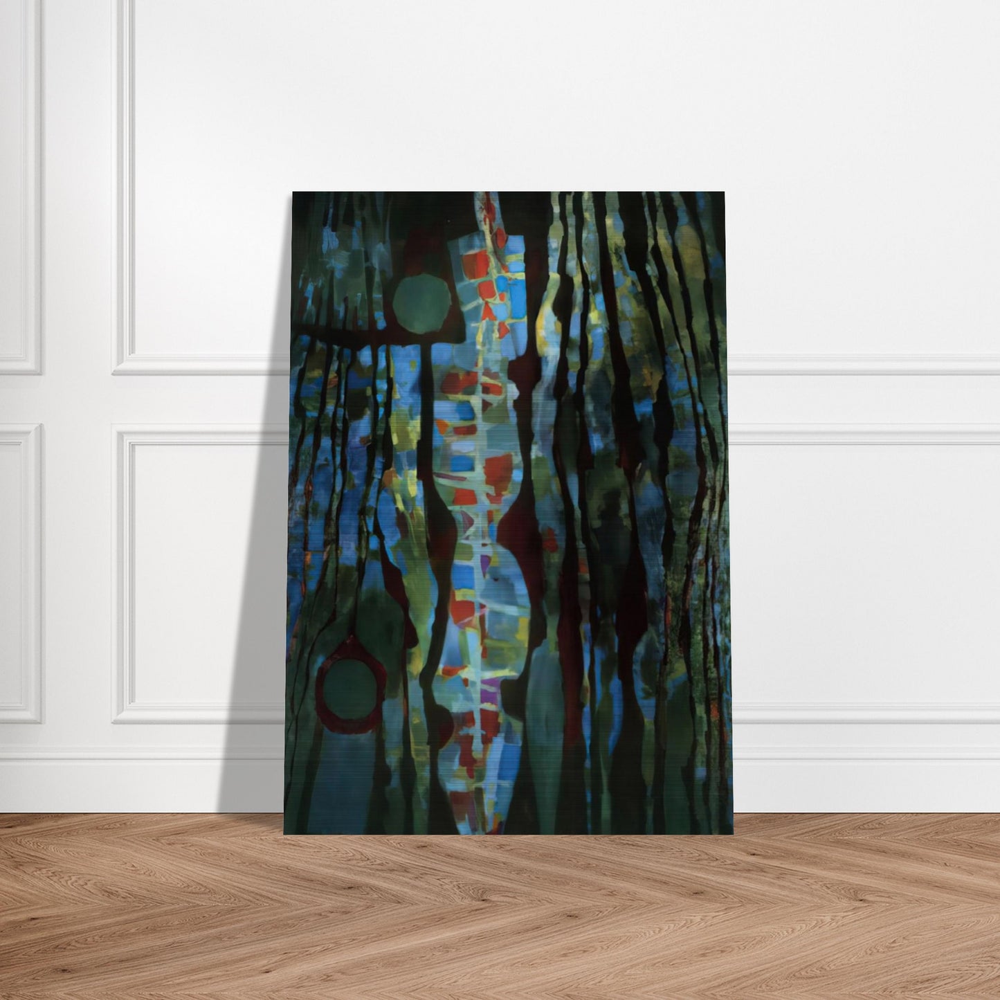 Offrande de la terre I - 1961 - Alfred Manessier Brushed Aluminum Print - 70x100 cm / 28x40 inches | Alfred Manessier Aluminum Print | Alfred Manessier Prints
