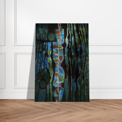 Offrande de la terre I - 1961 - Alfred Manessier Brushed Aluminum Print - 70x100 cm / 28x40 inches | Alfred Manessier Aluminum Print | Alfred Manessier Prints