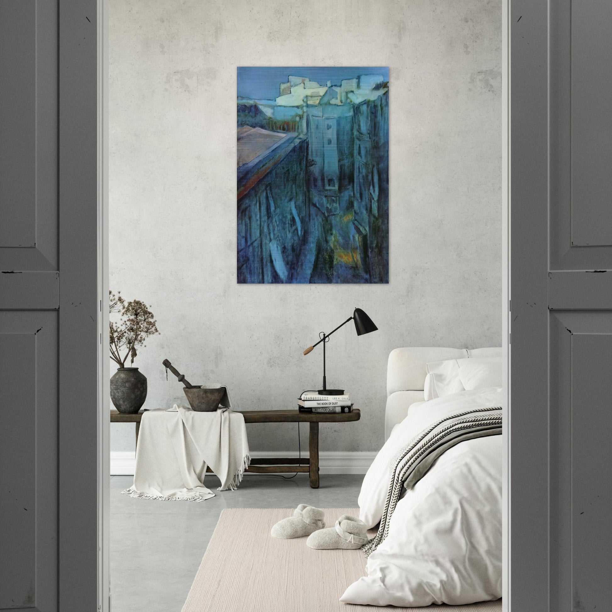 Dawn at Riera de Sant Joan - Pablo Picasso Brushed Aluminum Print - 70x100 cm / 28x40 inches | Pablo Picasso Aluminum Print | Pablo Picasso Prints