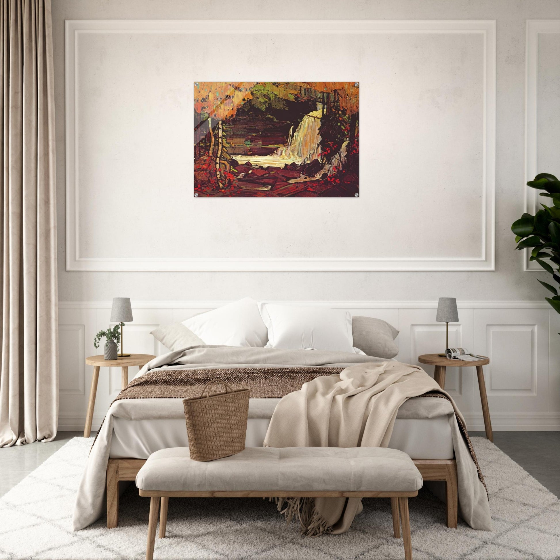 WOODLAND WATERFALL 1916 - Tom Thomson Acrylic Print - 70x100 cm / 28x40″ inches | Tom Thomson Wall Art | Tom Thomson Prints