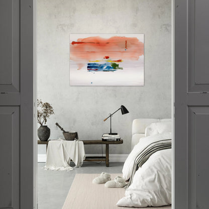 Santa Fe II - 1986 - Helen Frankenthaler Brushed Aluminum Print - 70x100 cm / 28x40 inches | Helen Frankenthaler Aluminum Print | Helen Frankenthaler Prints