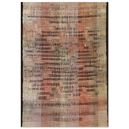 DEVELOPMENT IN ROSE II 1952 - Anni Albers Brushed Aluminum Print - 70x100 cm / 28x40 inches | Anni Albers Aluminum Print | Anni Albers Prints