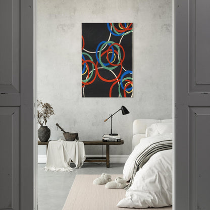 DESIGN - Sonia Delaunay Brushed Aluminum Print - 70x100 cm / 28x40 inches | Sonia Delaunay Aluminum Print | Sonia Delaunay Prints