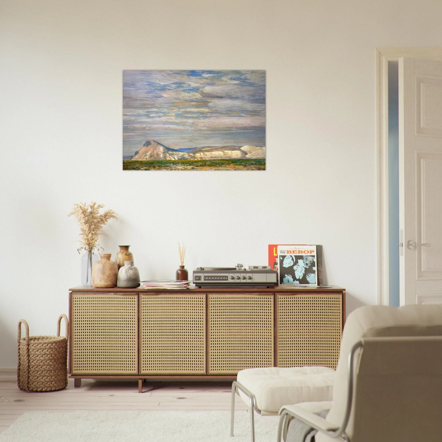 Harney Desert No. 20 - Childe Hassam Brushed Aluminum Print - 70x100 cm / 28x40 inches | Childe Hassam Aluminum Print | Childe Hassam Prints