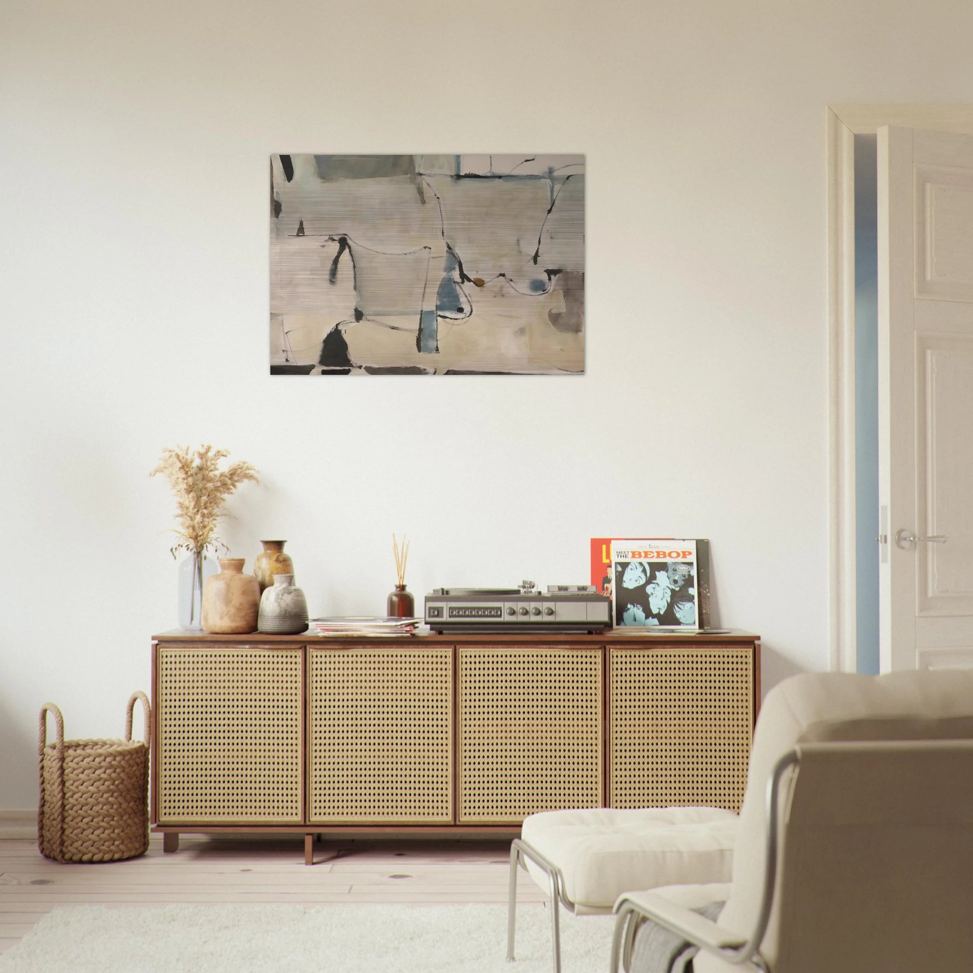 Miller 22 - Richard Diebenkorn Brushed Aluminum Print - 70x100 cm / 28x40 inches | Richard Diebenkorn Aluminum Print | Richard Diebenkorn Prints