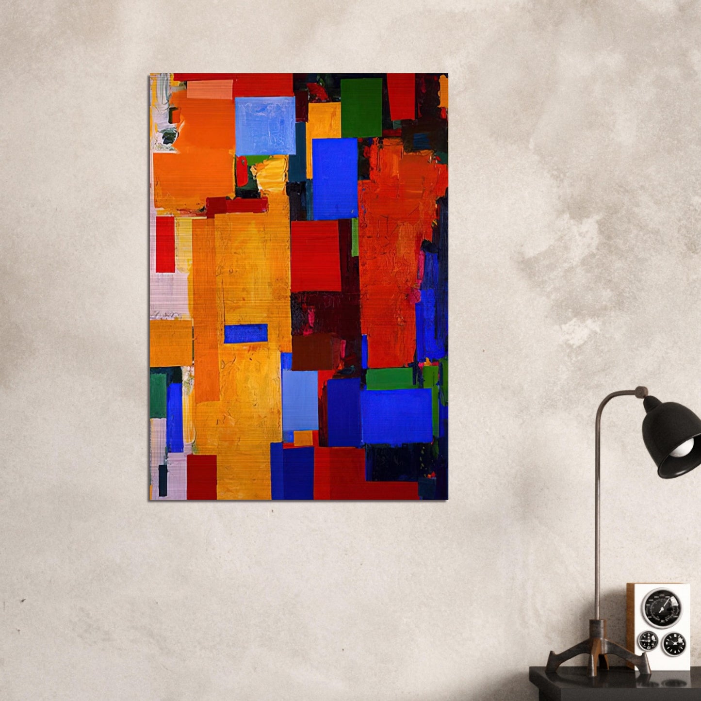 Equinox - Hans Hofmann Brushed Aluminum Print - 70x100 cm / 28x40 inches | Hans Hofmann Aluminum Print | Hans Hofmann Prints