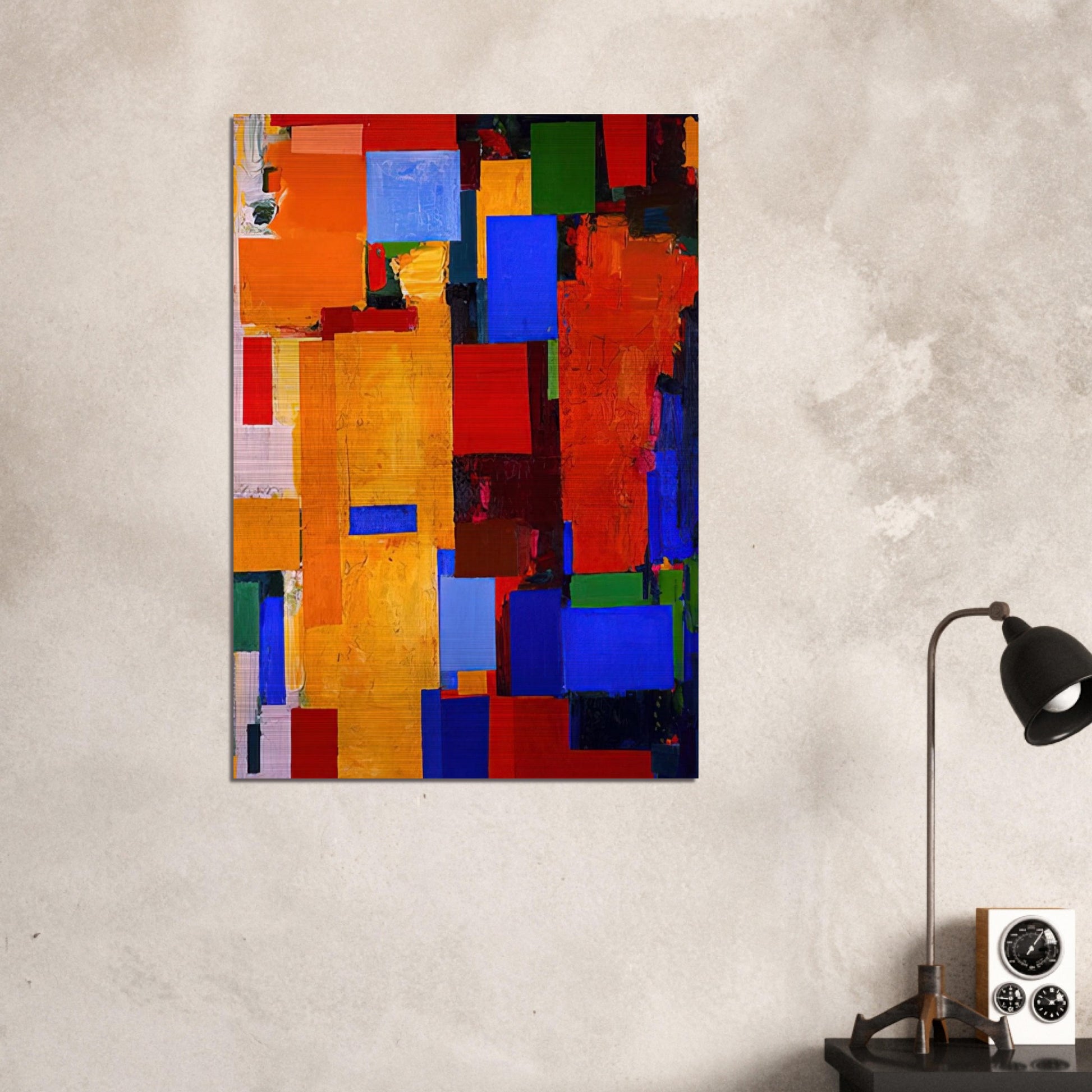 Equinox - Hans Hofmann Brushed Aluminum Print - 70x100 cm / 28x40 inches | Hans Hofmann Aluminum Print | Hans Hofmann Prints