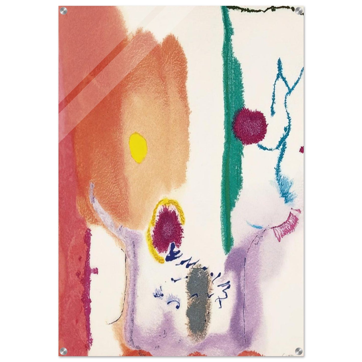 Beginnings - 2002 - Helen Frankenthaler Acrylic Print - 70x100 cm / 28x40″ inches | Helen Frankenthaler Wall Art | Helen Frankenthaler Prints