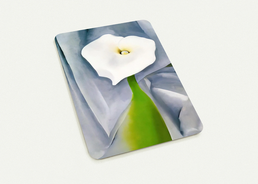 Calla Lily on Grey By Georgia O'Keeffe Pack of 10 Post Cards | Georgia O'Keeffe Post Cards | A6 (10.5 x 14.8 cm) - 4.1 x 5.8 inches