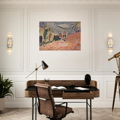 STREET AT BISKRA 1906 - Henri Matisse Brushed Aluminum Print - 70x100 cm / 28x40 inches | Henri Matisse Aluminum Print | Henri Matisse Prints