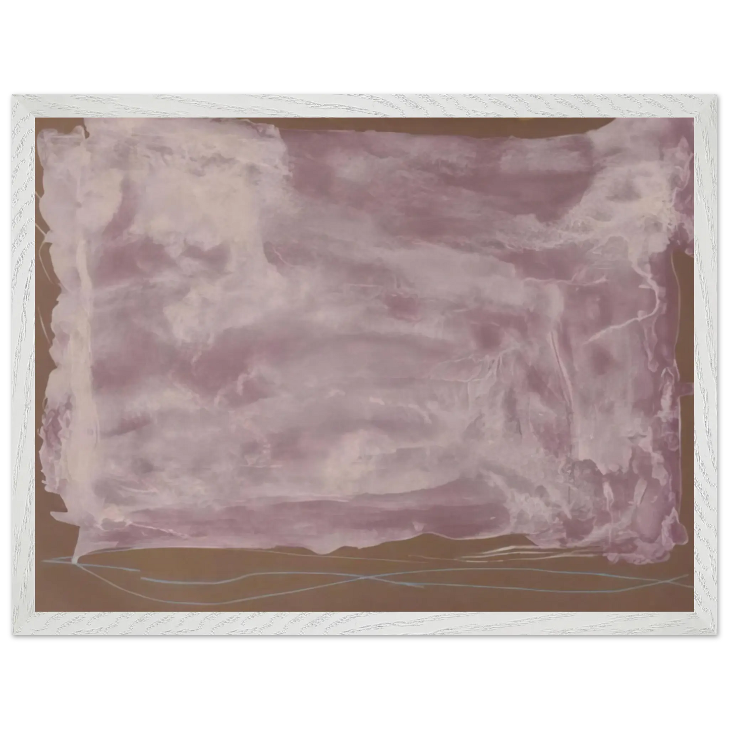 Helen Frankenthaler - Soho Dreams - 1987 Wall art - 45x60 cm / 18x24 Inches - Premium Wooden Framed Poster With Fine Art Paper - Wood frame