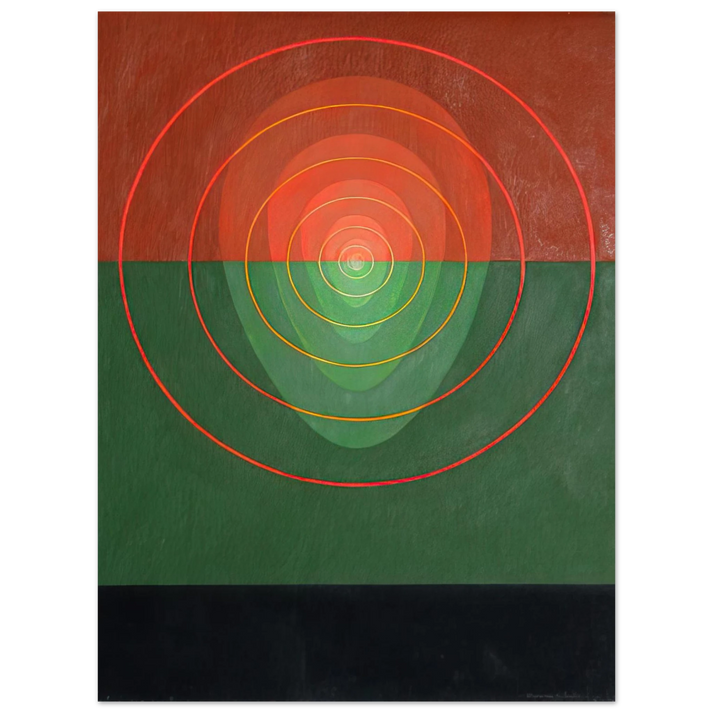 Clarence Holbrook Carter - Mandala No. 2 - 1968  75x100 cm / 30x40inches Fine Art Poster