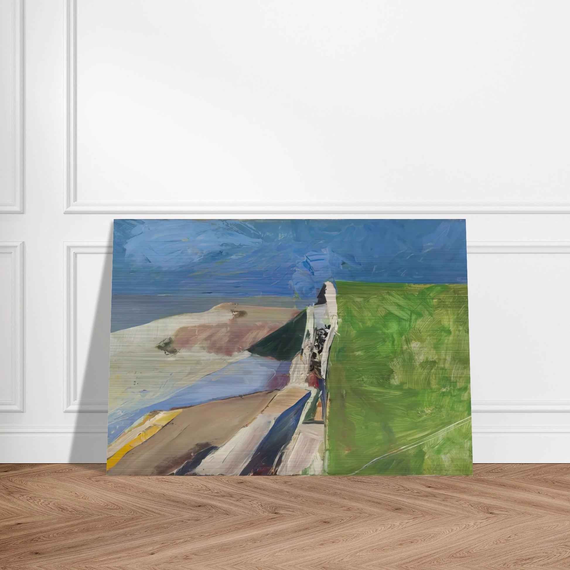Seawall - Richard Diebenkorn Brushed Aluminum Print - 70x100 cm / 28x40 inches | Richard Diebenkorn Aluminum Print | Richard Diebenkorn Prints