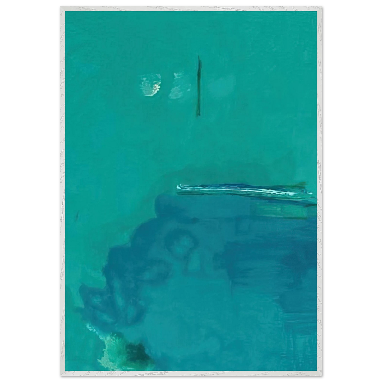 Helen Frankenthaler - Contentment Island - 2004 Wall art - 70x100 cm / 28x40 inches - Fine Art Poster-canvas - -
