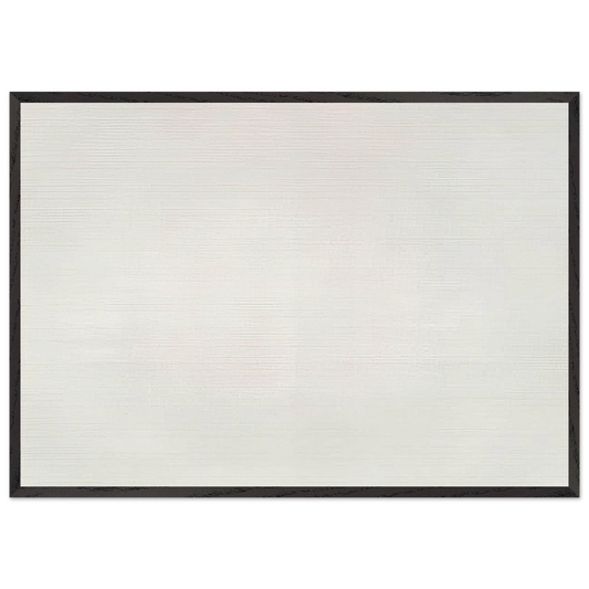 Happy Valley - Agnes Martin 70x100 cm / 28x40 inches Framed Art Print – Black Wooden Frame