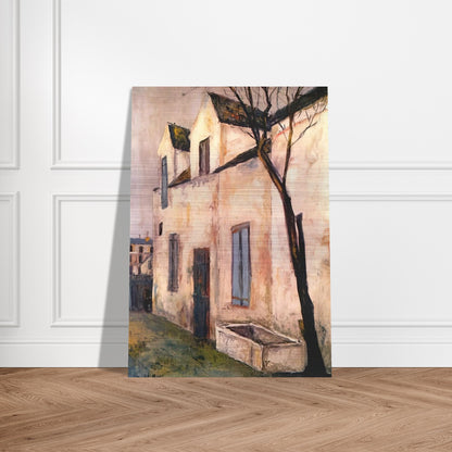 THE DEBRAY FARM - Maurice Utrillo Brushed Aluminum Print - 70x100 cm / 28x40 inches | Maurice Utrillo Aluminum Print | Maurice Utrillo Prints