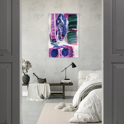 Variations I on Clark's Cove - Grace Hartigan Brushed Aluminum Print - 70x100 cm / 28x40 inches | Grace Hartigan Aluminum Print | Grace Hartigan Prints
