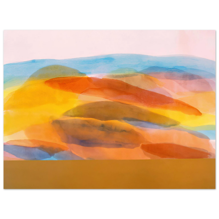 Ronnie Landfield - Golden Harvest - 1981  75x100 cm / 30x40inches Fine Art Poster