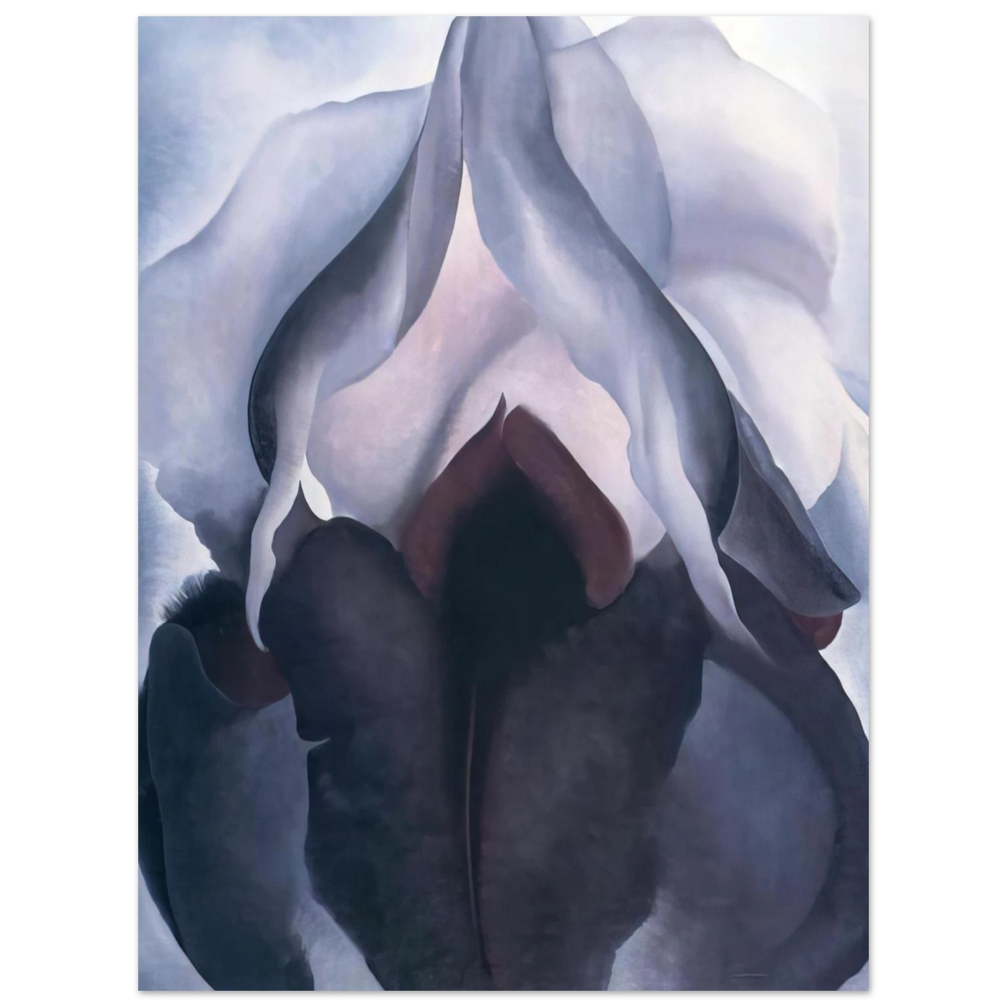 Georgia O'Keeffe - Black Iris III Fine Art Poster