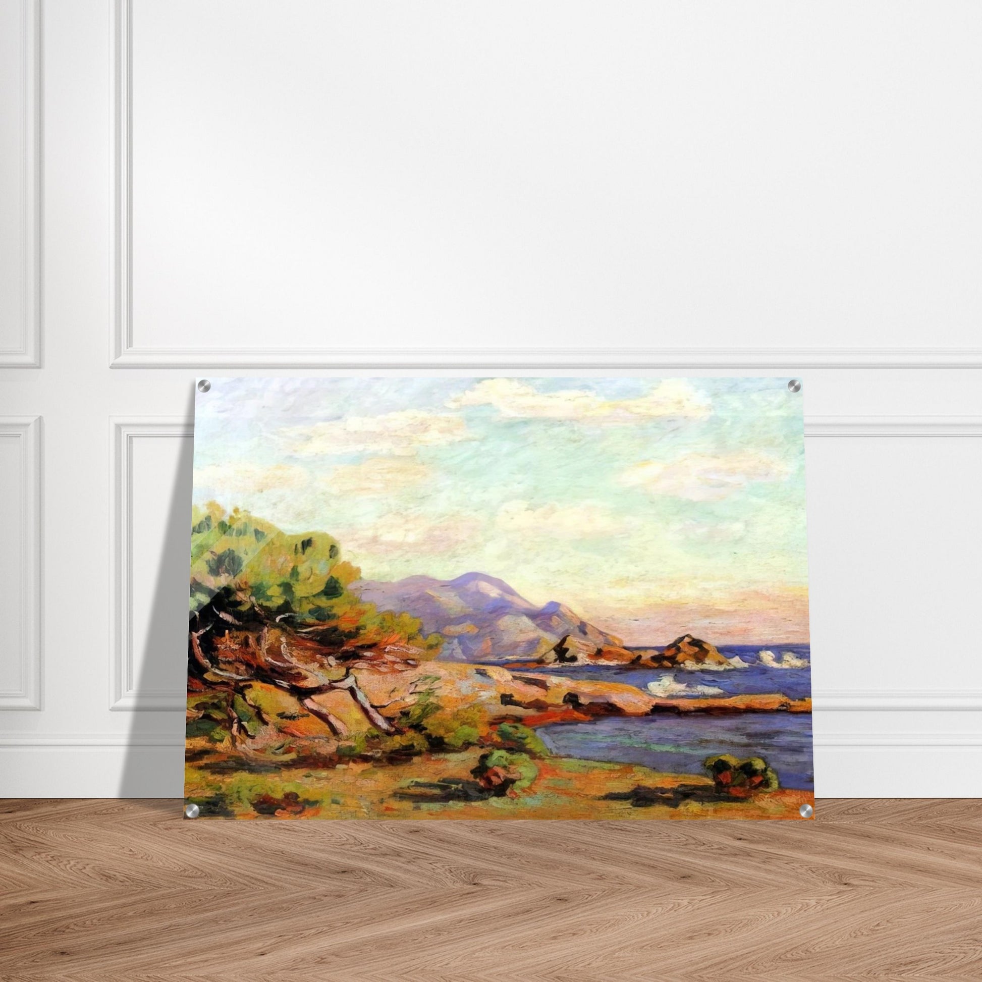 La Pointe du Lou Gaou - 1911 - Armand Guillaumin Acrylic Print - 70x100 cm / 28x40″ inches | Armand Guillaumin Wall Art | Armand Guillaumin Prints