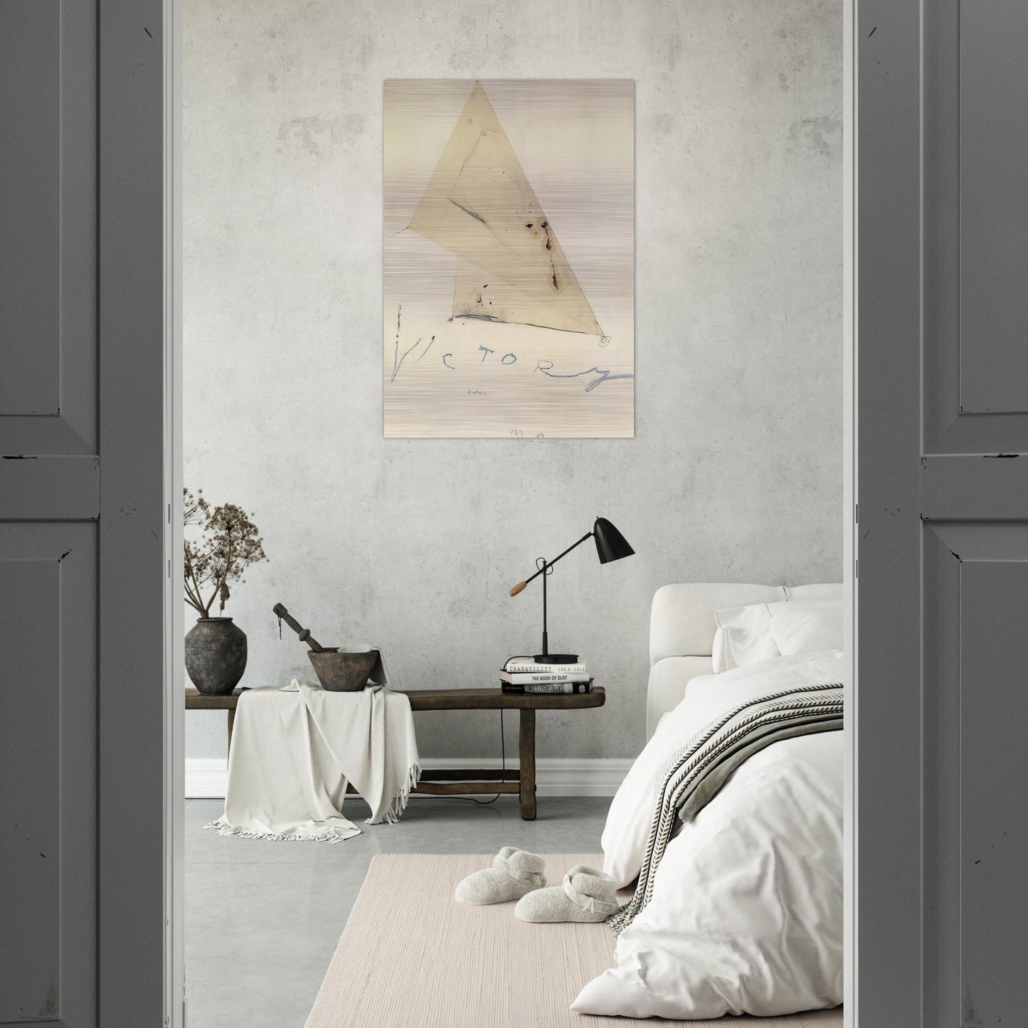 Victory - Cy Twombly Brushed Aluminum Print - 70x100 cm / 28x40 inches | Cy Twombly Aluminum Print | Cy Twombly Prints