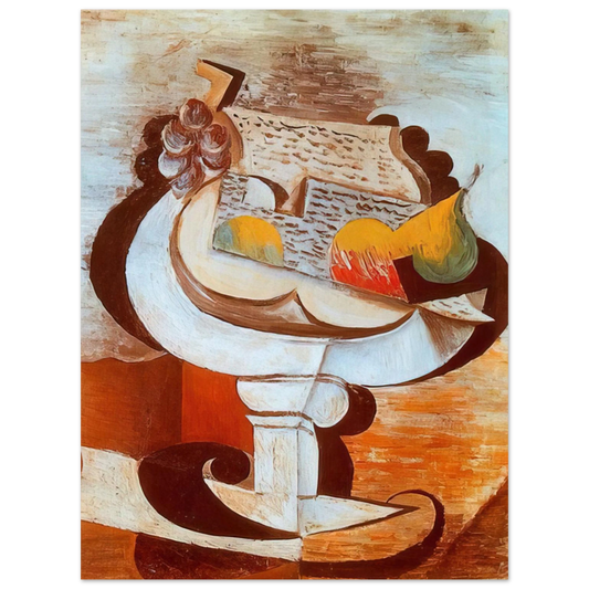 Pablo Picasso - Fruit dish  75x100 cm / 30x40inches Fine Art Poster