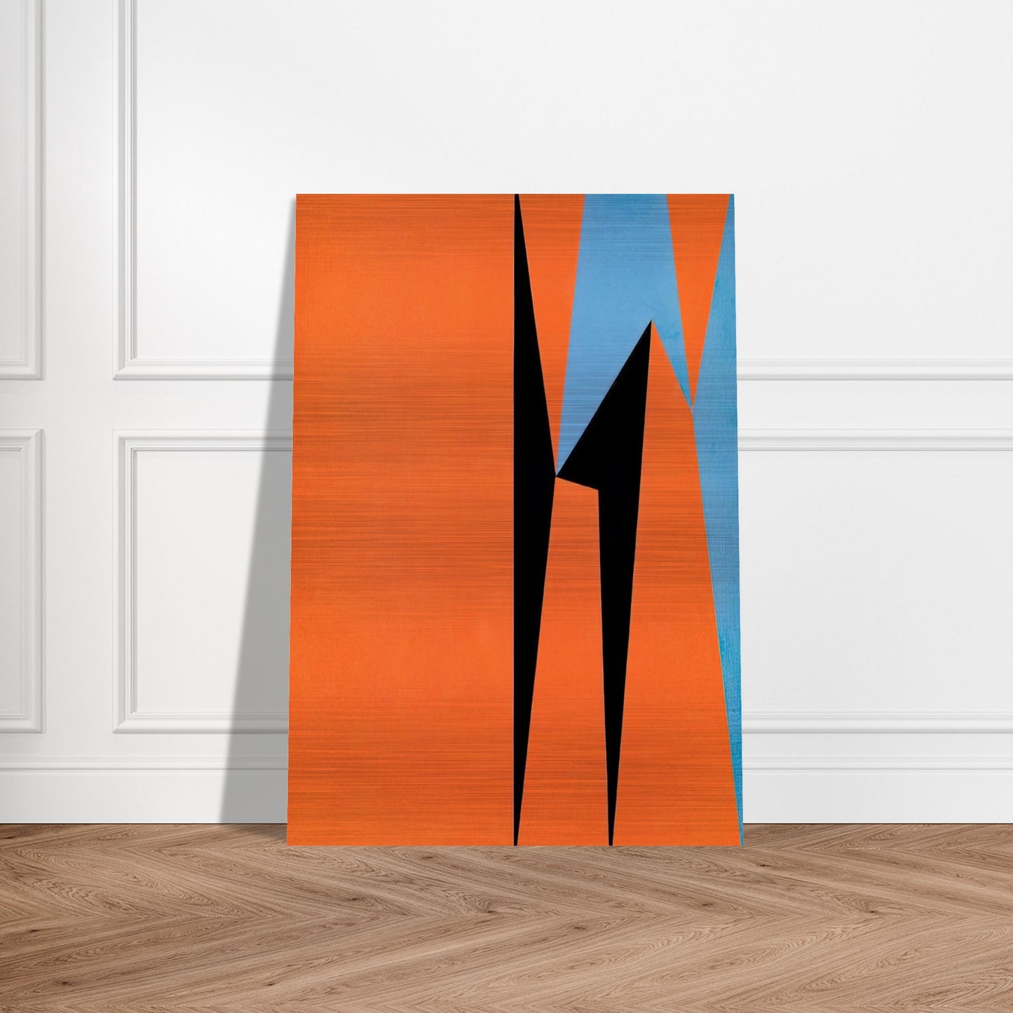 Dichotomic Organization - 1959 - Lorser Feitelson Brushed Aluminum Print - 70x100 cm / 28x40 inches | Lorser Feitelson Aluminum Print | Lorser Feitelson Prints