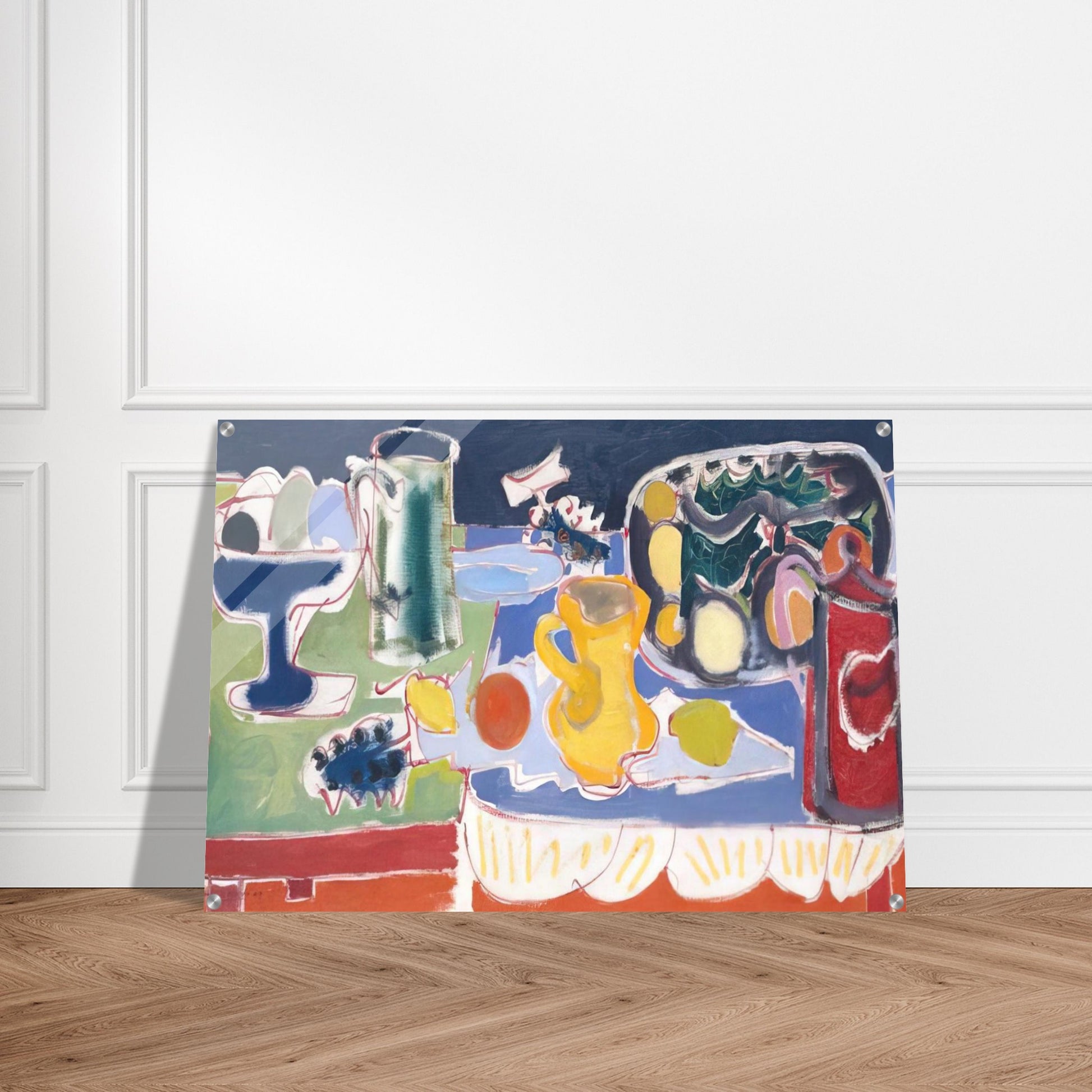 The Long Table with Fruit - 1949 - Patrick Heron Acrylic Print - 70x100 cm / 28x40″ inches