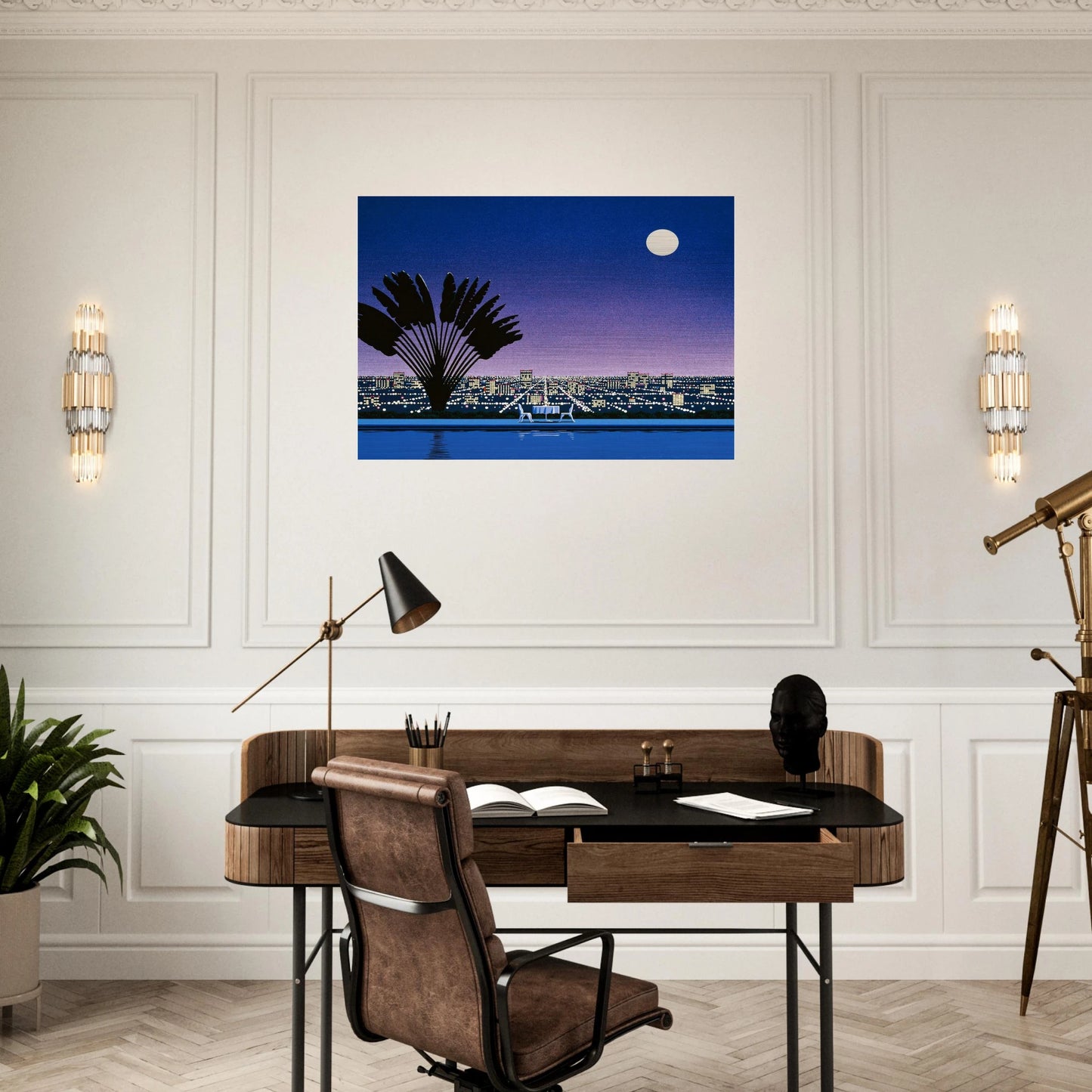 Onra - Nobody Has To Know - Hiroshi Nagai Brushed Aluminum Print - 70x100 cm / 28x40 inches | Hiroshi Nagai Aluminum Print | Hiroshi Nagai Prints