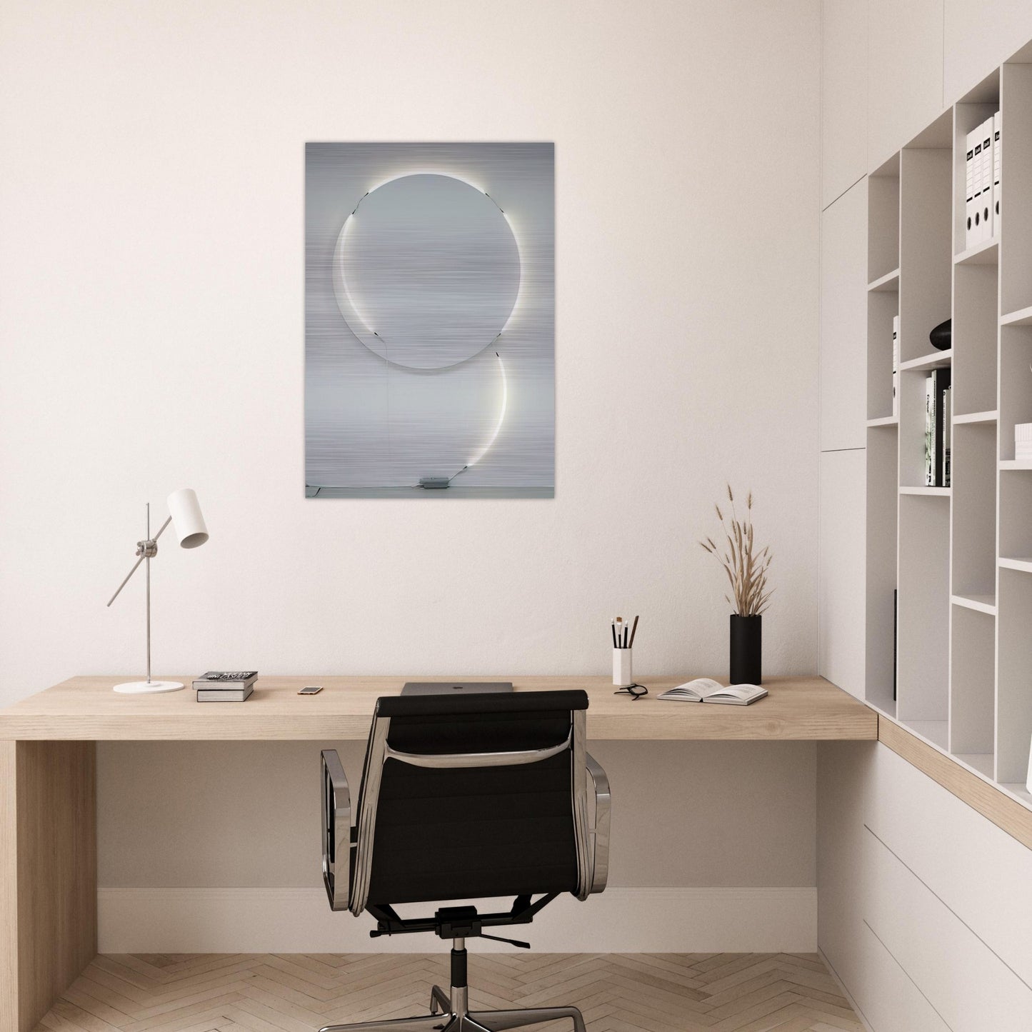 Stall No. 5 - 2005 - Francois Morellet Brushed Aluminum Print - 70x100 cm / 28x40 inches | Francois Morellet Aluminum Print | Francois Morellet Prints