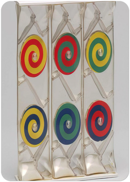 Girondella Kinetic Object - 1965 By Bruno Munari Pack of 10 Post Cards | Bruno Munari Post Cards | A6 (10.5 x 14.8 cm) - 4.1 x 5.8 inches