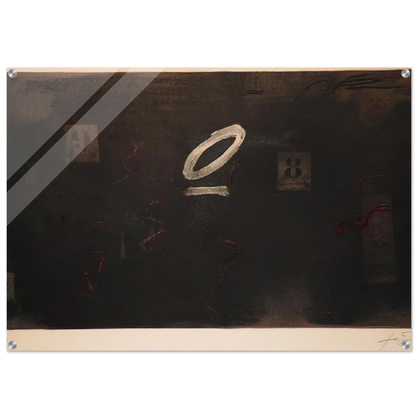 SOUS ZERO 1979 - Antoni Tapies Acrylic Print - 70x100 cm / 28x40″ inches