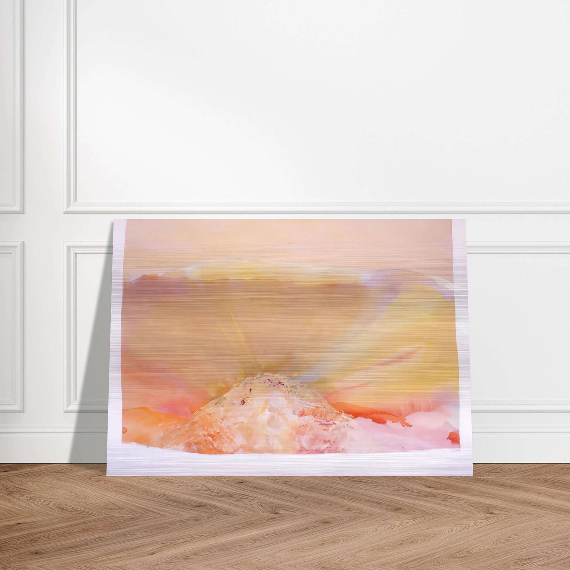 Eye Of The Pyramid Version I - 1988 - Ronnie Landfield Brushed Aluminum Print - 70x100 cm / 28x40 inches | Ronnie Landfield Aluminum Print | Ronnie Landfield Prints