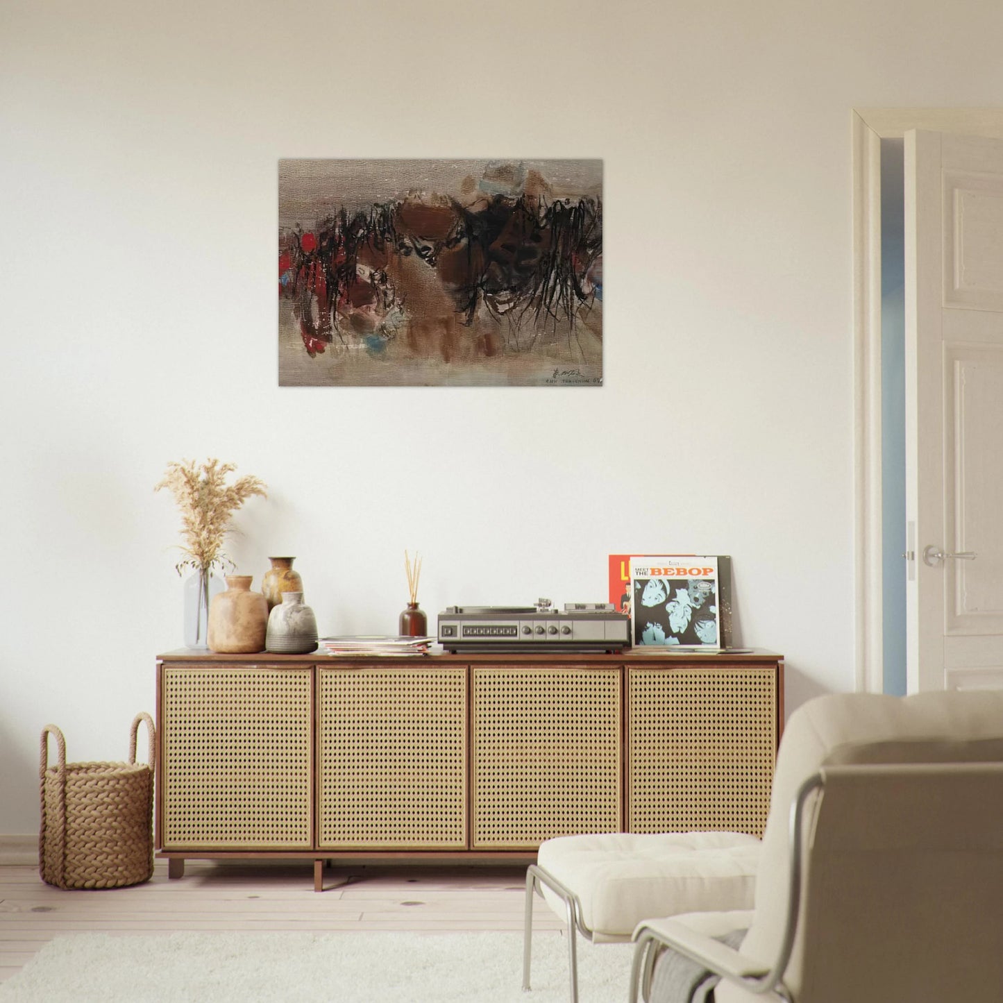 UNTITLED 1964 1 - Chu teh Chun Brushed Aluminum Print - 70x100 cm / 28x40 inches | Chu teh Chun Aluminum Print | Chu teh Chun Prints