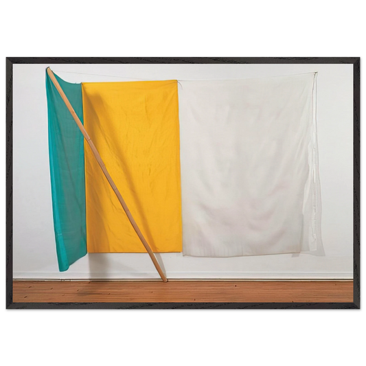 PILOT JAMMER 1975 - Robert Rauschenberg 70x100 cm / 28x40 inches Framed Art Print – Black Wooden Frame