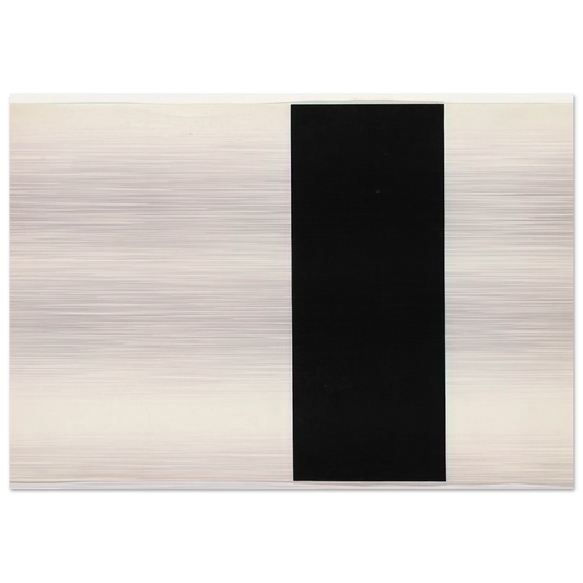 Vertical Band - Ellsworth Kelly Brushed Aluminum Print - 70x100 cm / 28x40 inches | Ellsworth Kelly Aluminum Print | Ellsworth Kelly Prints