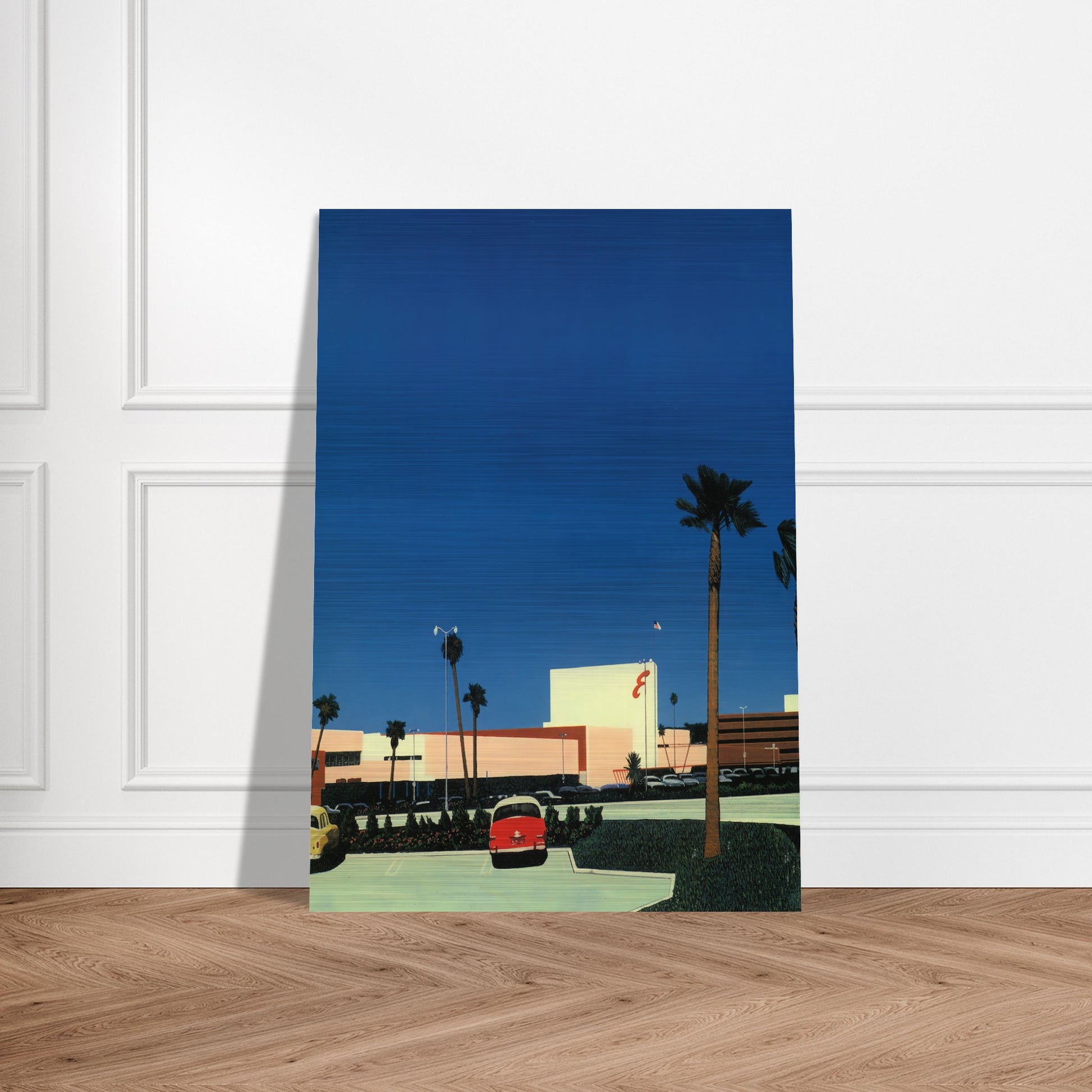 In the beginning III Mall - Hiroshi Nagai Brushed Aluminum Print - 70x100 cm / 28x40 inches | Hiroshi Nagai Aluminum Print | Hiroshi Nagai Prints