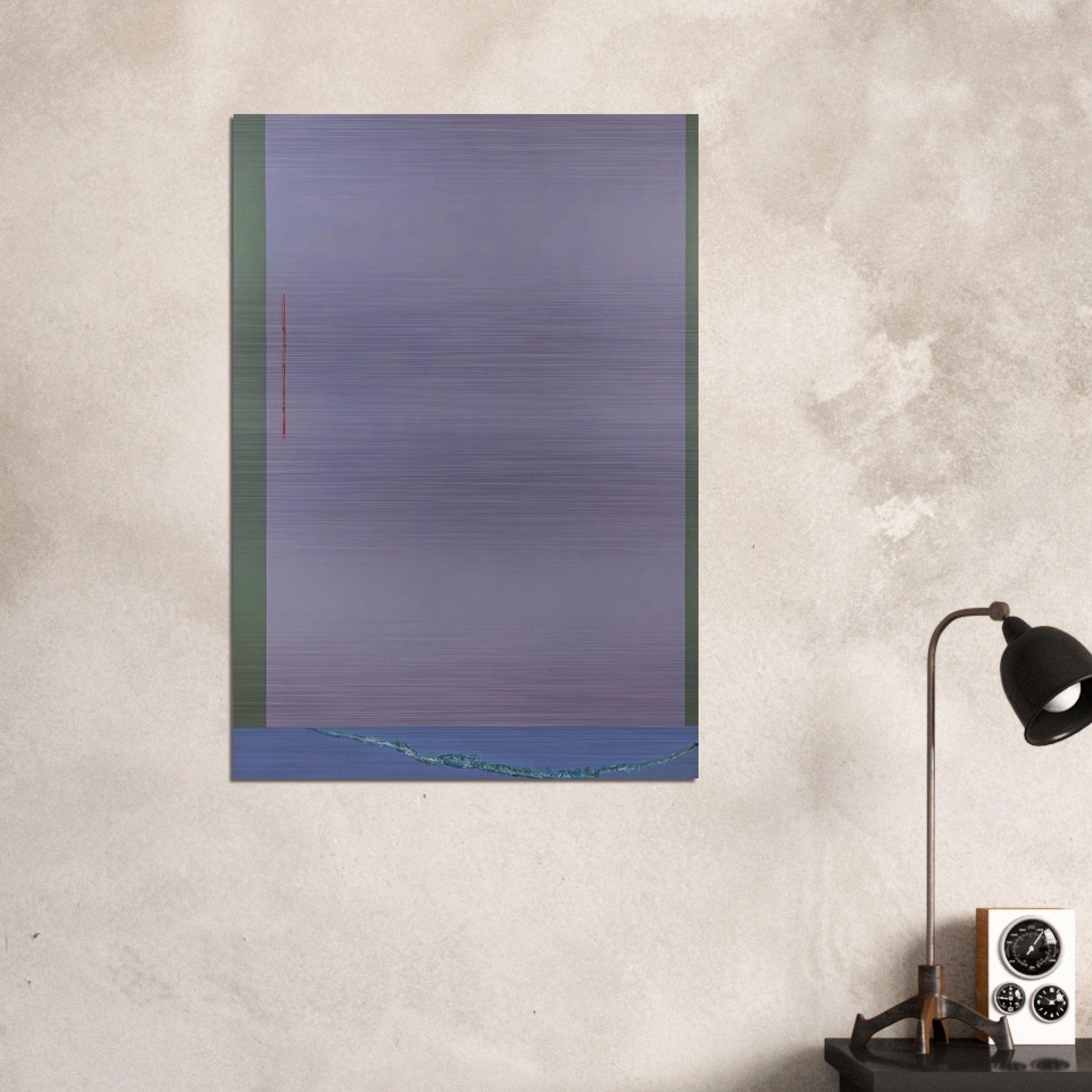 Infinity Field, Nemea Series #4 - 1973 - Theodoros Stamos Brushed Aluminum Print - 70x100 cm / 28x40 inches | Theodoros Stamos Aluminum Print | Theodoros Stamos Prints