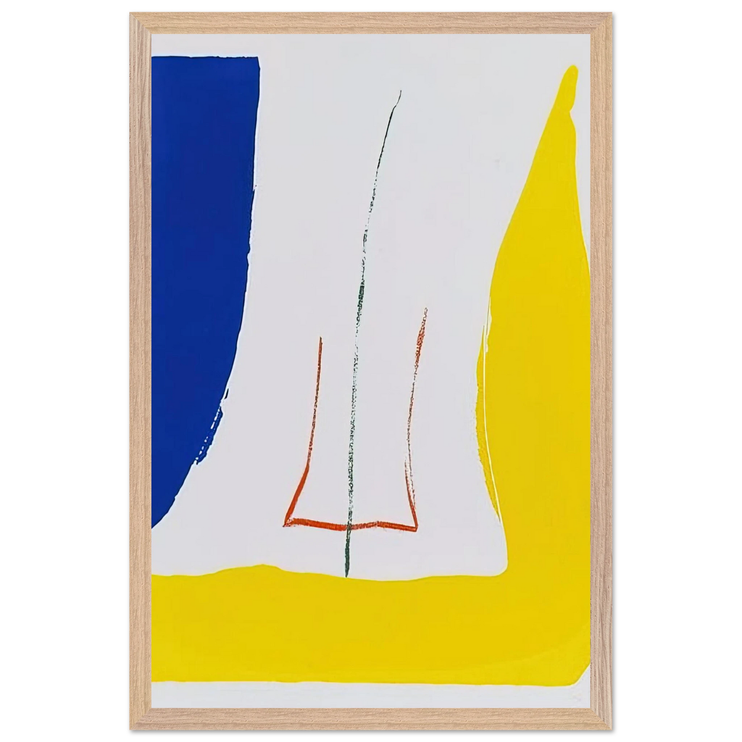 Helen Frankenthaler - Sun Corner - 1968 Wall art - 30x40 cm / 12x16 inches - Fine Art Poster-canvas - -