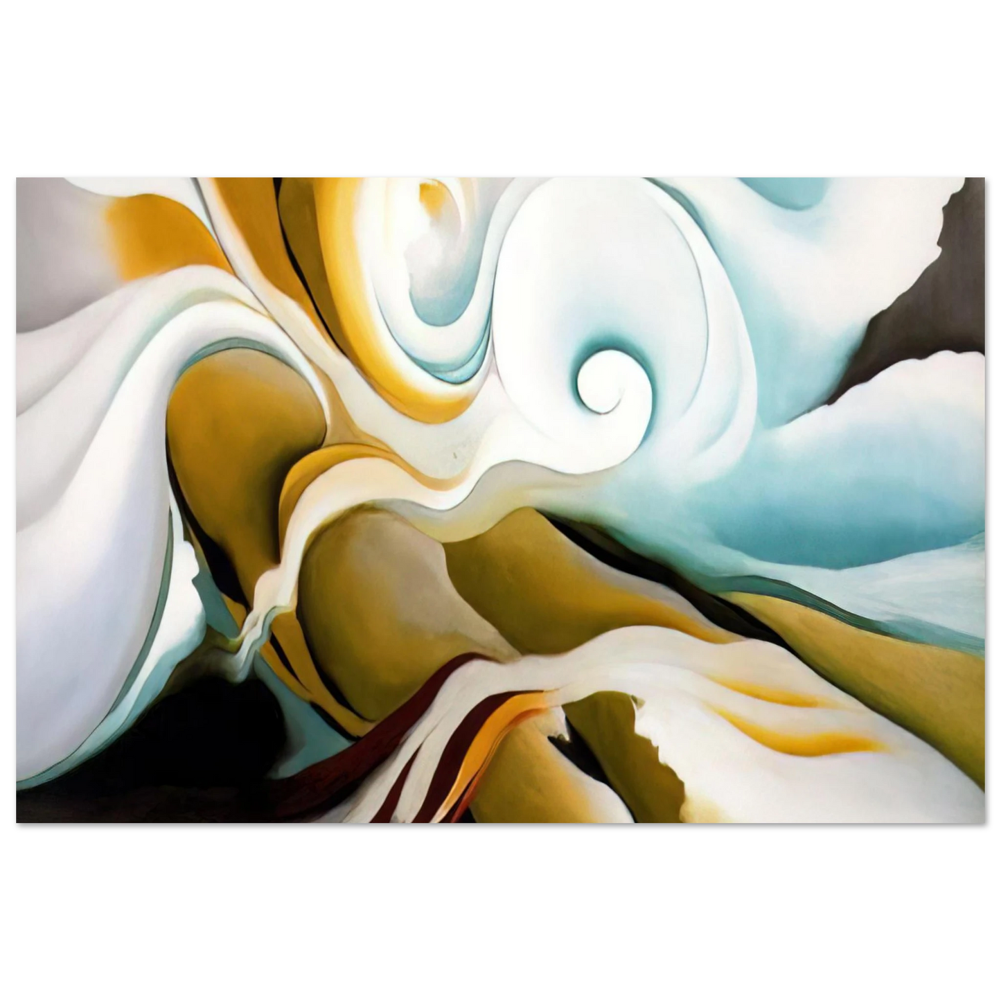Georgia O'Keeffe - Nature Forms Gasp Fine Art Poster