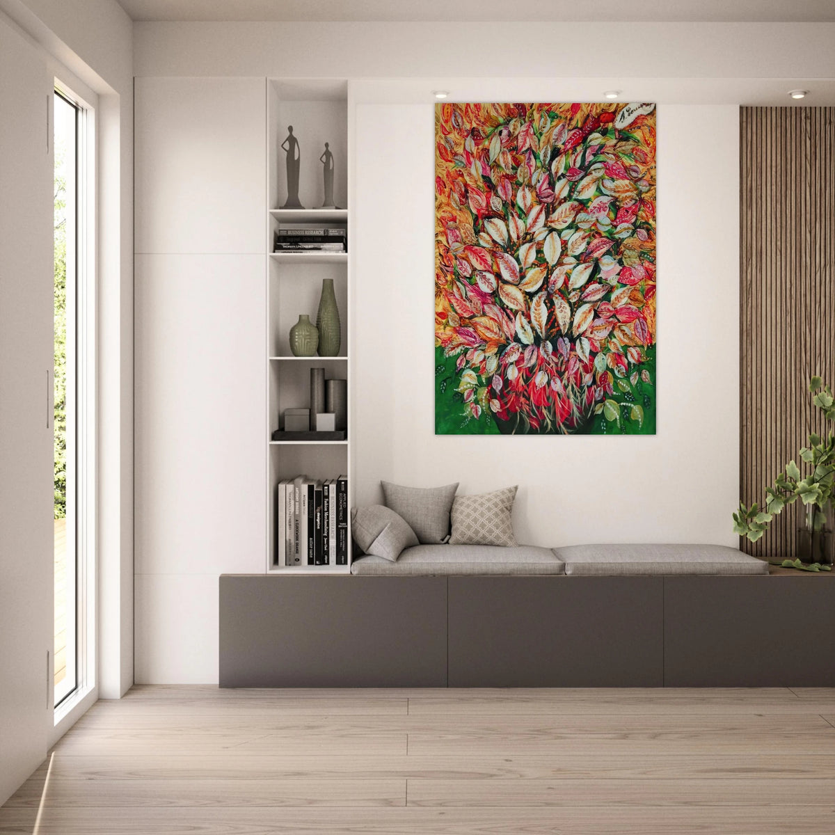 Feuilles - 1928 - Seraphine Louis Art Prints - 100x150 cm / 40x60″ inches | Seraphine Louis Poster | Seraphine Louis Prints